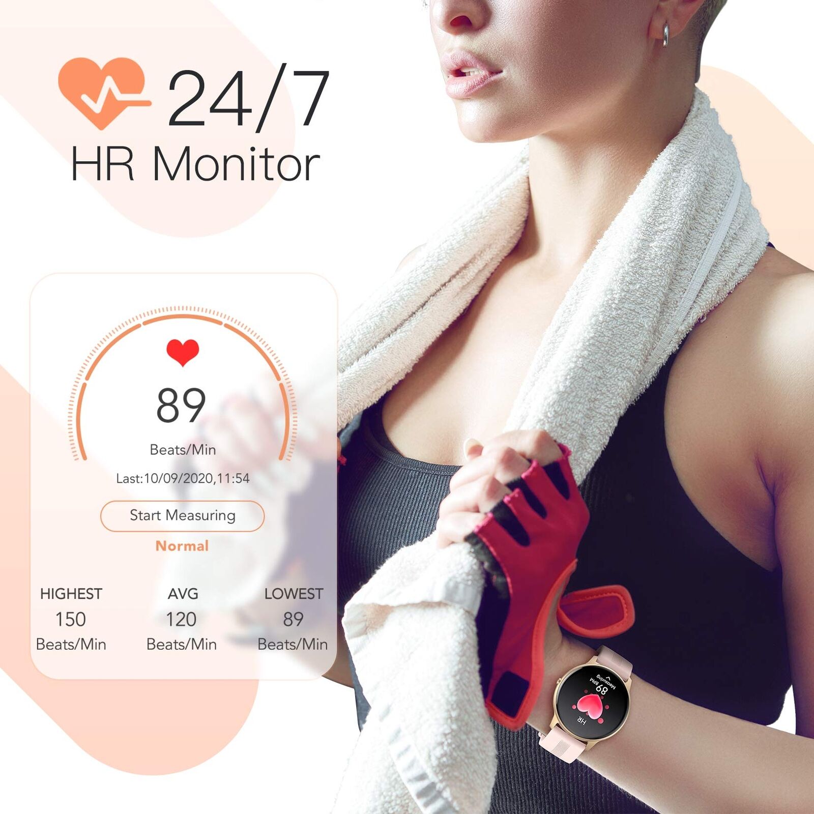 Android Fitness Watch: Smart Elliptical Trainer for Women