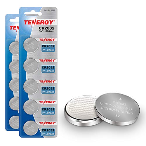 Tenergy 3V CR2032 Batteries - 10 Pack