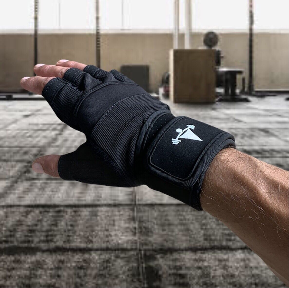 Gym Gloves with Wrist Wrap for Elliptical Training