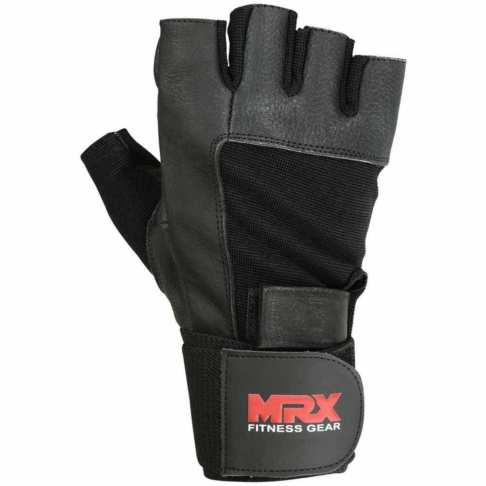 MRX Men's Gym Gloves with Wrist Wrap
