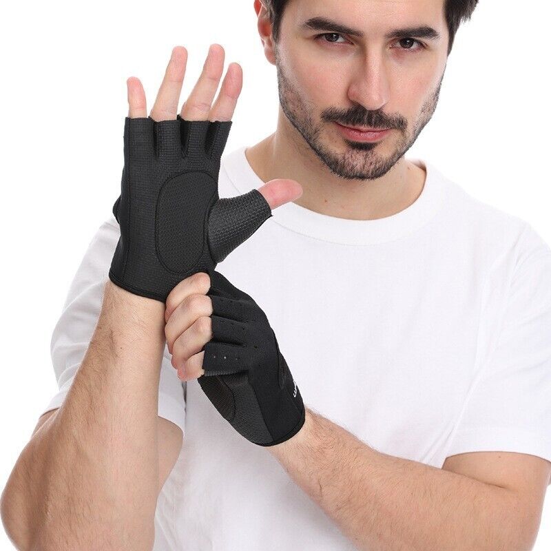 Half Finger Workout Gloves for Exercise & Weightlifting