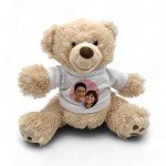 Custom Teddy Bear with Personalised T-shirt Design