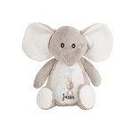 Personalized Elephant Soft Toy - Custom Name Teddy