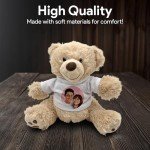 Custom Teddy Bear with Personalised T-shirt Design