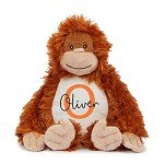 Customizable Orangutan Teddy - Personalised Name Gift