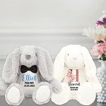 Personalized Flower Girl Bunny Plush Toy Gift