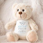 Personalized Teddy Memorial Keepsake - Custom Name