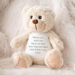 Personalized Memorial Bear - Comforting Keepsake Gift
