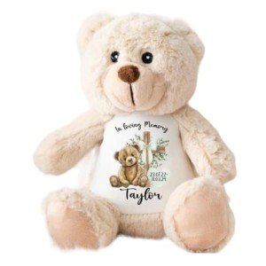 Personalized Teddy Bear for Baby Loss Memorial