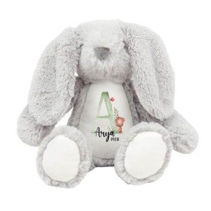 Personalized Velveteen Bunny Rabbit Soft Toy