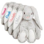 Personalized Grey Teddy Bear Bunny - Perfect Gift