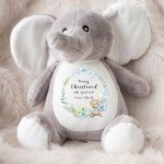 Personalized Bunny Teddy Bear for Christenings