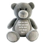Personalised Memory Bear with Heart-Shaped Ashes Urn