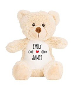 Custom Valentine's Teddy Bear for Couples