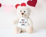 Custom Valentine's Teddy Bear for Couples