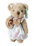 Custom Teddy Bear in Pink Unicorn Dress