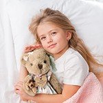 Custom Teddy Bear in Pink Unicorn Dress
