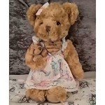 Custom Teddy Bear in Pink Unicorn Dress