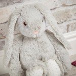Personalized Grey Teddy Bear Bunny - Perfect Gift