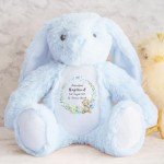 Personalized Bunny Teddy Bear for Christenings