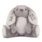 Personalized Bunny Teddy Bear - Custom Baby Gift