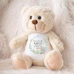 Personalized Bunny Teddy Bear for Christenings