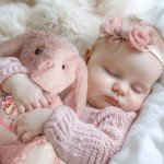 Personalized Bunny Rabbit Name Gift for Baby Girl