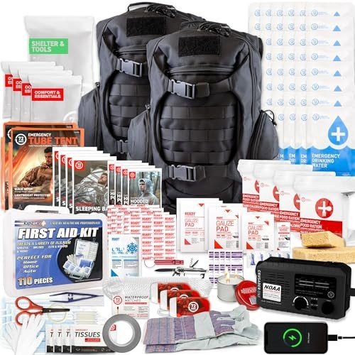 Deluxe 72-Hour Emergency Survival Kit for 4