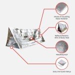 3-Pack Mylar Survival Thermal Camping Tents