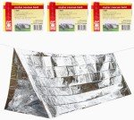 3-Pack Mylar Survival Thermal Camping Tents