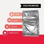 Emergency Mylar Thermal Blankets - 20 Pack, 54” x 84”