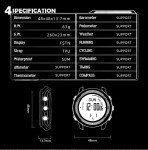 Tactical Survival Watch for Men and Women