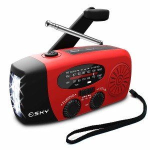 Crank Solar Emergency Radio with Power Bank