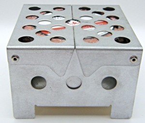 Portable Camping Hobo Stove with 4 Fuel Disks