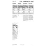 42-Serving Emergency Food Kit - 2560 Calories