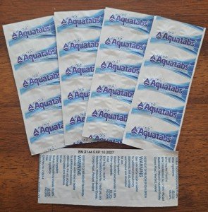 2 Strips of 10 AQUATABS Water Purification Tablets