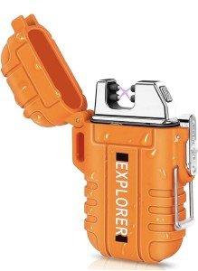 Rechargeable Windproof Dual Bar Survival Electric Lighters