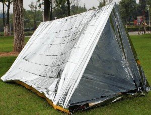 Survival Folding Reflective Emergency Tent Blanket