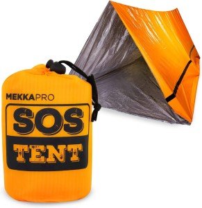 MEKKAPRO 2-Person Emergency Survival Tent - Orange