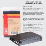 Emergency Thermal Mylar Blankets - 5 Pack