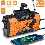 Solar Hand Crank Emergency Radio with Power Bank