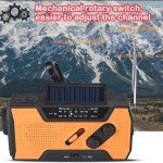 Solar Hand Crank Emergency Radio with Power Bank