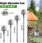 Tactical Shovel and Axe Set with Flashlight