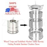 Collapsible Outdoor Wood Burning Camping Stove