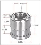Collapsible Outdoor Wood Burning Camping Stove