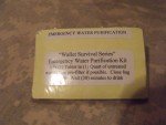 Emergency Water Purification Kit - 2.5 Gallon