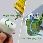 2 Pack Waterproof Windproof Lighters for Survival