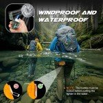 LcFun 2-Pack Waterproof Windproof Outdoor Lighters