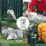 8 Pack Extra Large Emergency Solar Mylar Blankets