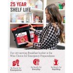 120-Serving Emergency Breakfast Food Supply Kit